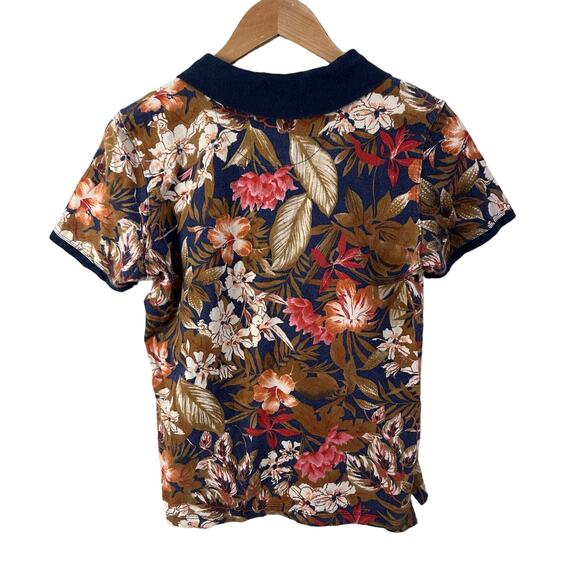 Jamaica Bay Tropical Hawaiian Polo Shirt  L Large Women's Vintage - Picture 2 of 9